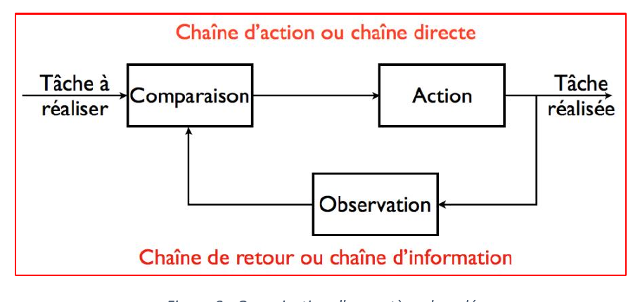 Organisation d'un système bouclé